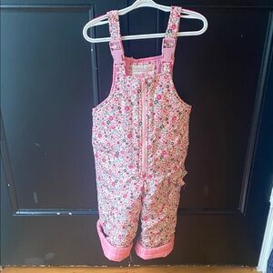 OshKosh B'gosh Pink Floral snow pants